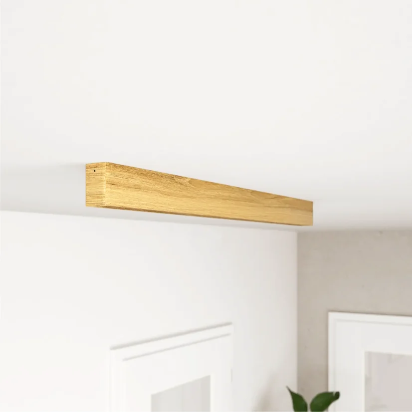 Elegantní stropní světlo LINNA 88 cm v dubovém provedení