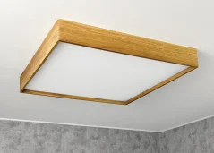 Dřevěné stropní svítidlo BLOKK S 30W (Dub)
