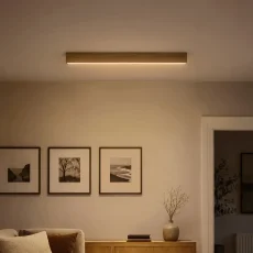 Dřevěné stropní svítidlo LINNA 88 cm (dub)