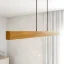 Dřevěné svítidlo nad jídelní stůl - LINNA 116 cm