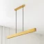 Stylové závěsné svítidlo LINNA 116 cm z přírodního dubu