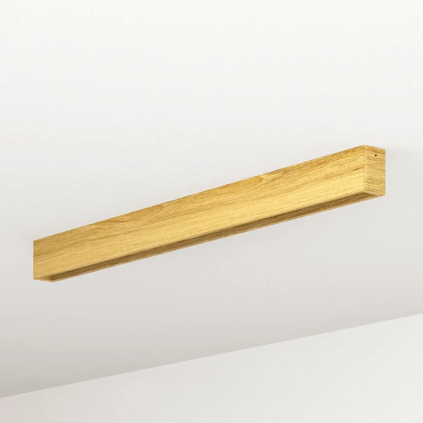 Dřevěné stropní svítidlo LINNA 88 cm (dub) - Výkon: 25 W, Barva světla: Neutrální bílá 4000 K, Stmívání: stmívání Casambi (mobilem)