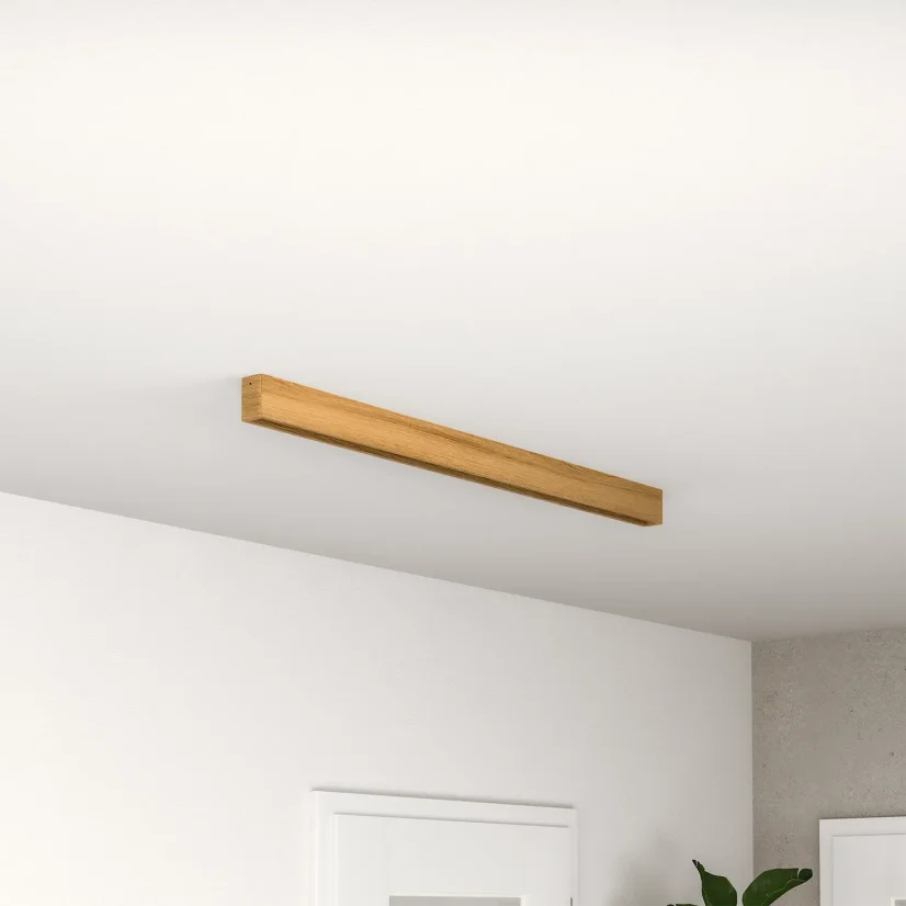 Dřevěné stropní svítidlo LINNA – 116 cm (dub)