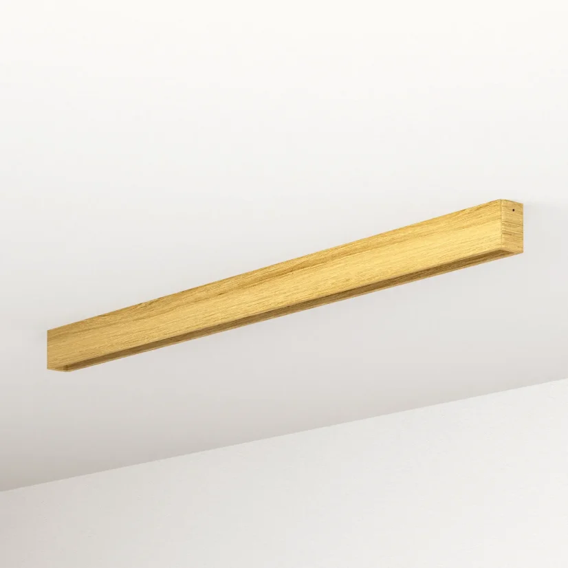 Stropní svítidlo LINNA z masivu – délka 116 cm