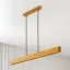 Dřevěné závěsné svítidlo LINNA 116 cm