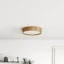 Kruhové stropní svítidlo TURNN z dubového masivu – velikost 40 cm