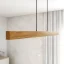 Dřevěné závěsné svítidlo LINNA – 116 cm (dub)