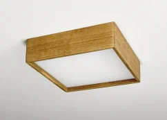 Dřevěné stropní svítidlo BLOKK S 25W (Dub)