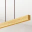 Dubové závěsné svítidlo LINNA 88 cm – minimalistický design