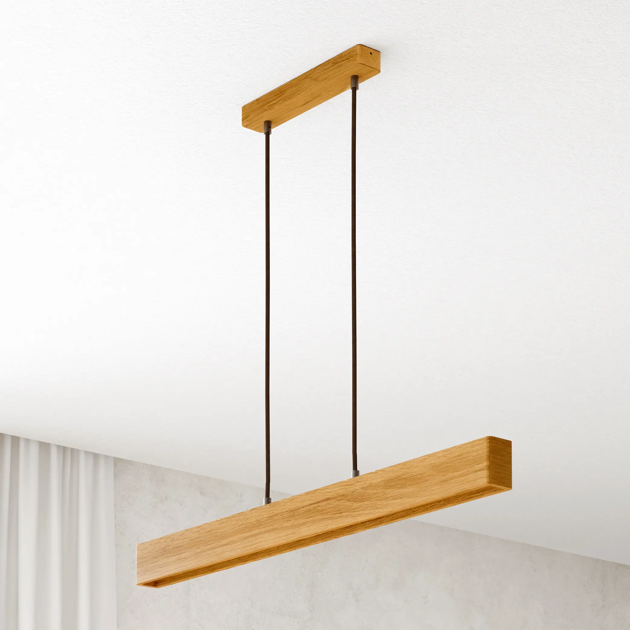 Dřevěné stropní svítidlo LINNA