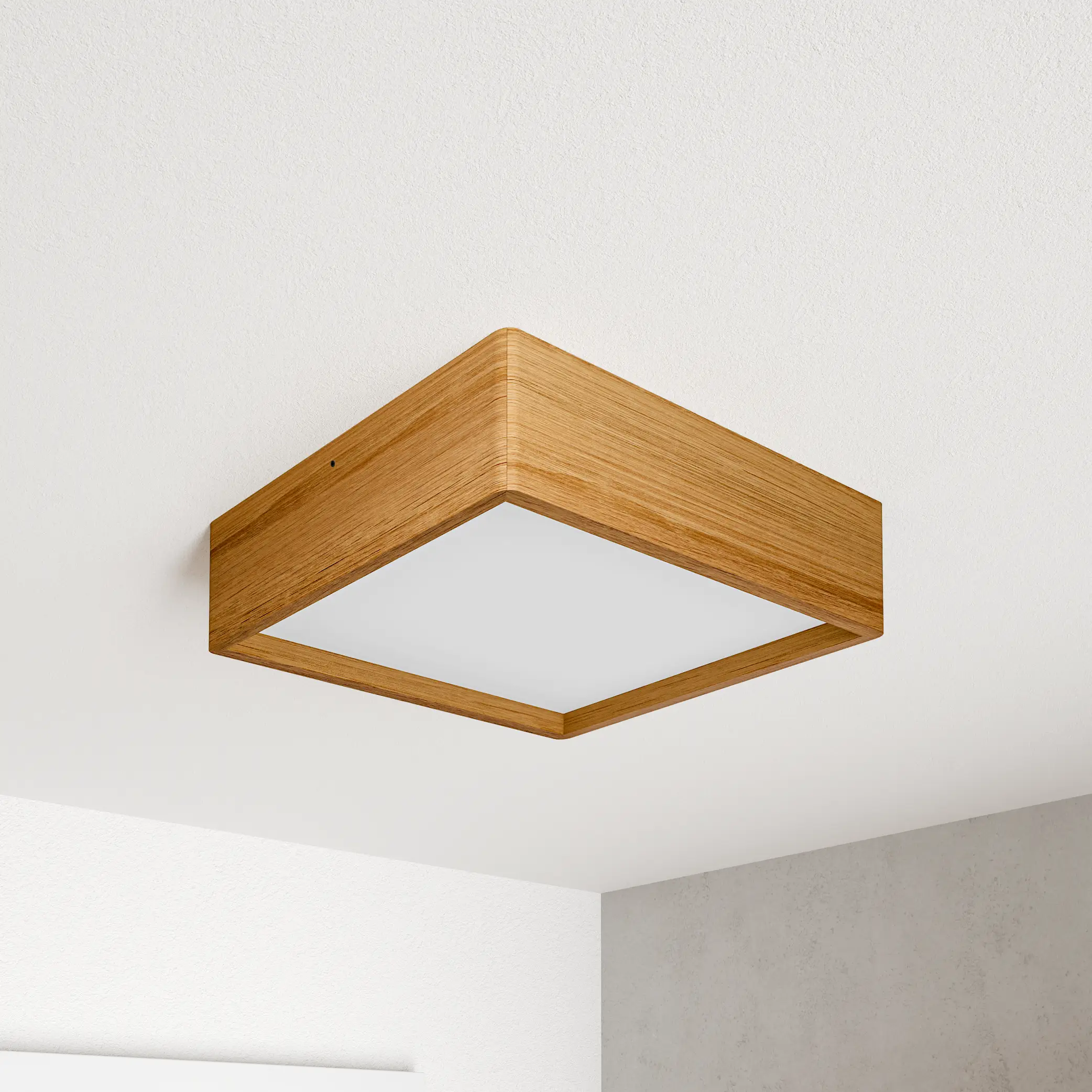 Dřevěné stropní svítidlo BLOKK